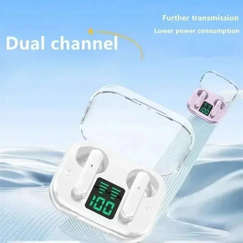 Xiaomi TWS Wireless Bluetooth Headset Transparent ENC Headphones LED Power Digital Display Stereo Sound Earphones for Sports Working