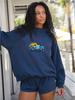 Women's Cross-Border Hoodie: European & American Style, Long Sleeve, High Neck, Casual, Loose Fit, Versatile & Comfortable Streetwear.