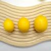 10Pcs/Pack Realistic Artificial Lemon Simulation Yellow Lemon Fruit for Kitchen Party Table Decoration Basket Display