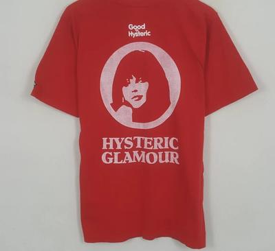 Винтажная унисекс футболка Hysteric Glamour Custom в большом арт-стиле