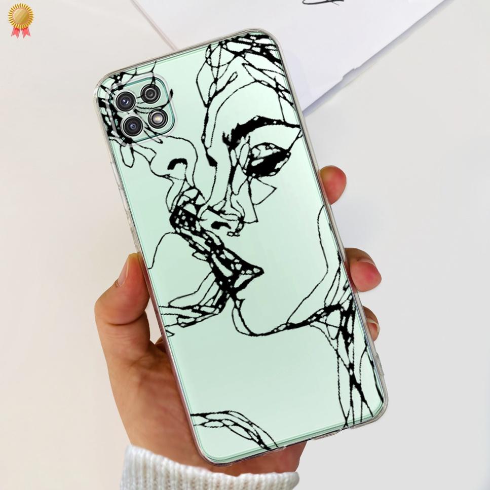 Для Samsung Galaxy A22 S A22S 5G Чехол Силиконовый Мультяшный Мягкий Защитный Задний Чехол Для Samsung A 22 A22 A22S 5G Чехол Для Телефона Funda