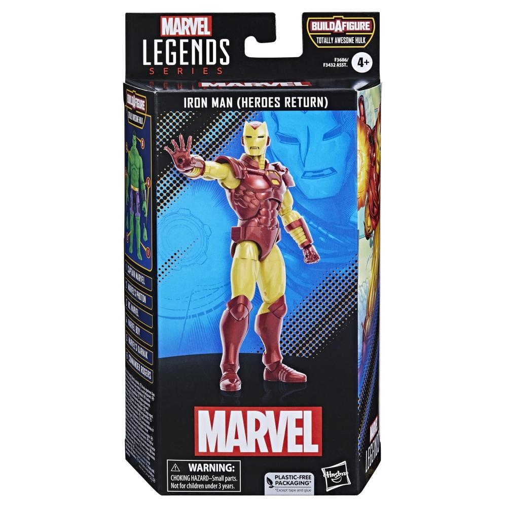 MARVEL Marvel Legends Series Marvel Comics Iron Man (Heroes Return) 6 Inch (15 Cm) Collectible Action Figure, Ages 4+ F3686 Authentic Product