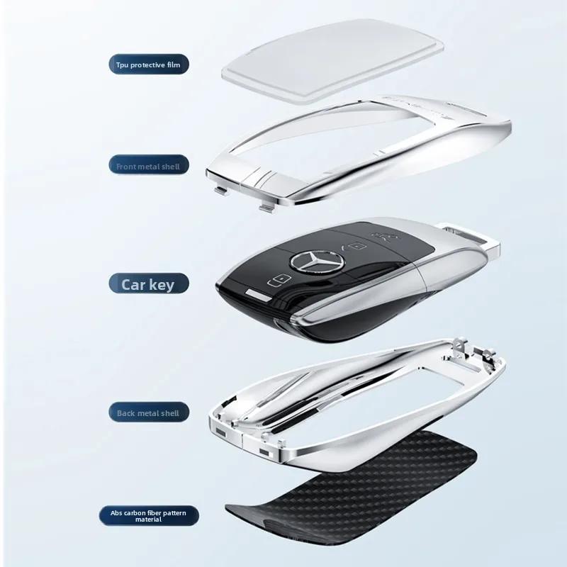 Car Remote Key Case Cover Shell Fob For Mercedes Benz A C E S G Class W177 W205 W213 X167 W222 CLA GLE GLB GLS AMG Maybach F3