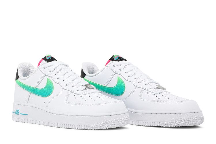 Men's Sneakers Nike Air Force 1 Low '07 LV8 White Aquamarine White/Aquamarine/Black/Green Strike