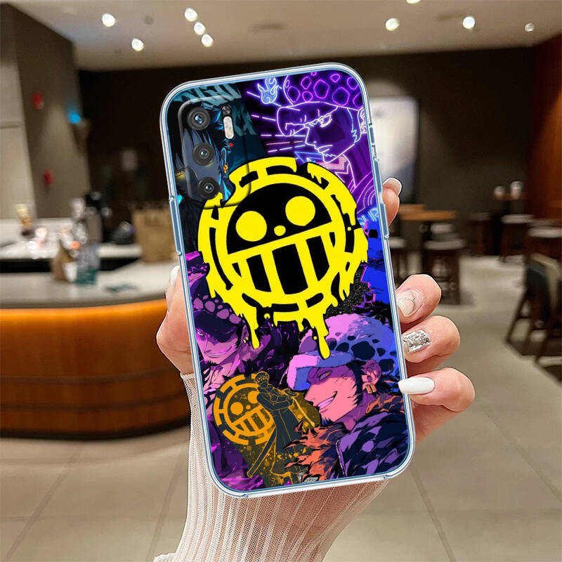 One Piece Law Phone Case for Motorola Edge 20 30 S30 40 50 Fusion Lite Plus Pro Ultra Neo One Action Zoom Hyper Power Macro Vision