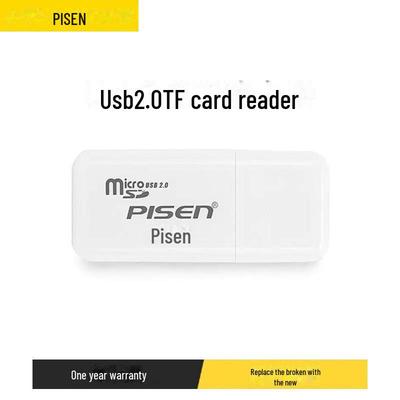 PISEN Мини Компактный Кардридер MicroSD для Мобильных Телефонов, Видеорегистраторов и Аудиокарт.