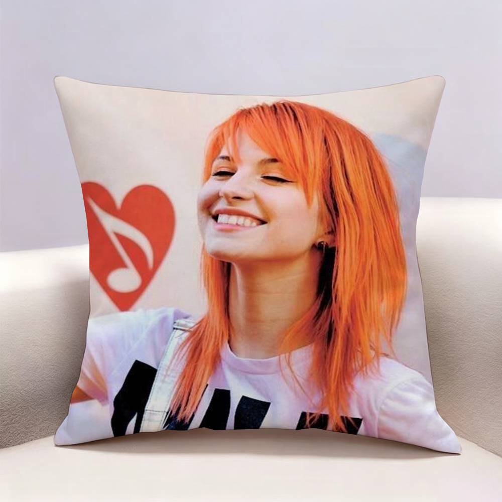 Singer Hayley Williams Doublesided print Pillow Case Cushion Cover Throw Pillow Case For Car Sofa