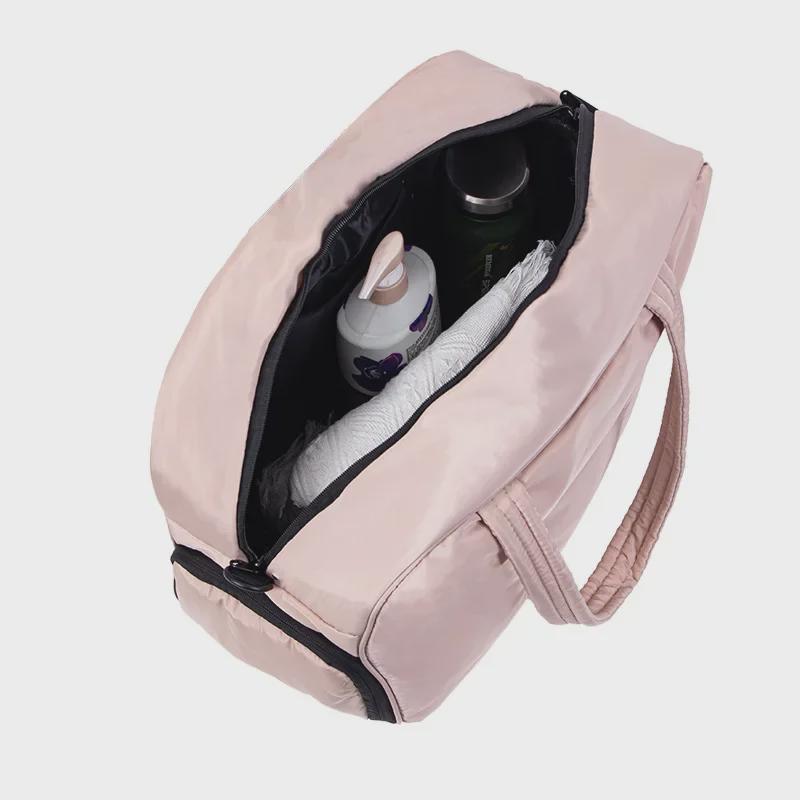 Дорожная сумка Lulu High-Value: Большая емкость для разделения влажного и сухого мусора, ручной мешок из хлопкового пуха