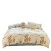 Class A 100% cotton bedding four-piece cotton bed sheet quilt cover double three-piece bedding cartoon pattern