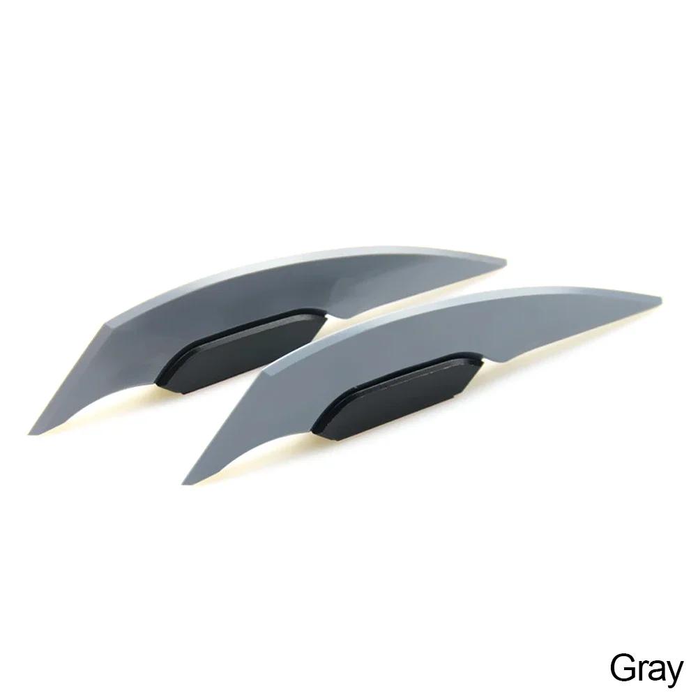 2PCS Motorcycle Front Fairing Winglets 1pair Universal Side Spoilers Dynamic Wing Sticker Motorcycle Winglet Aerodynamic