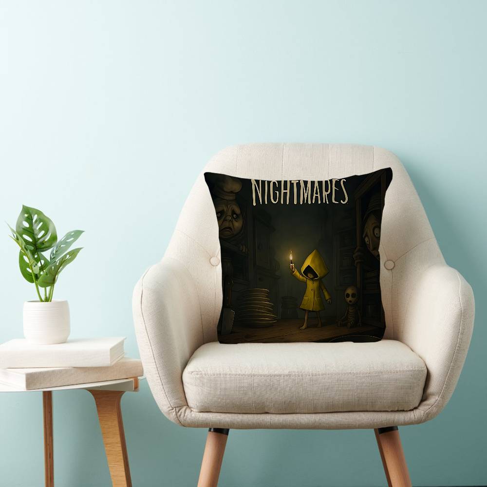 Игровые L-Little Nightmares Наволочка Чехол для подушки Декор Наволочка Чехол для подушки с принтом Для дивана
