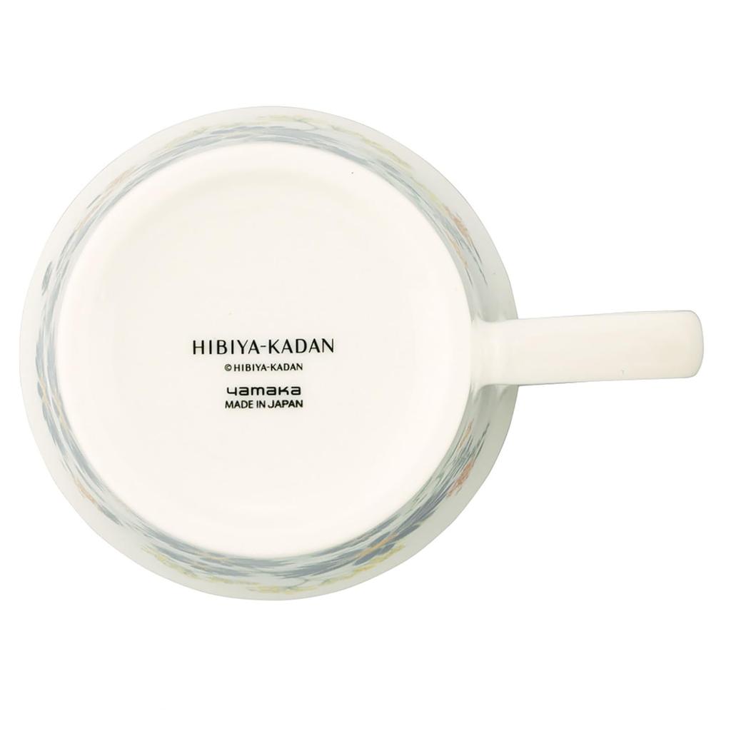 Yamaka Shoten X Autumn Cherry Pair of Mugs and Tableware Set 300ml Diameter 9 X 9cm Hibiya Kadan FLORIOGRAPHY Day Gift Birthday Gift Goods Tableware