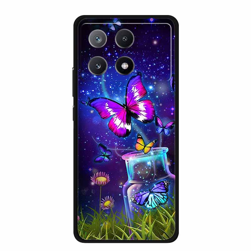 Для Xiaomi Poco F8 Pro Чехол PocoF8 Pro ТПУ Чехол Мягкий Силикон Funda Чехол для Телефона Для Poco F8 Pro Чехол Лев Волк Ударопрочный Coque
