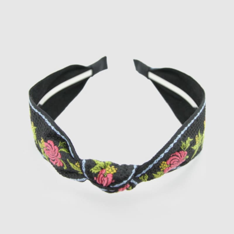 LALA Розовый Цветок Богемный Импортный Ободок для Волос