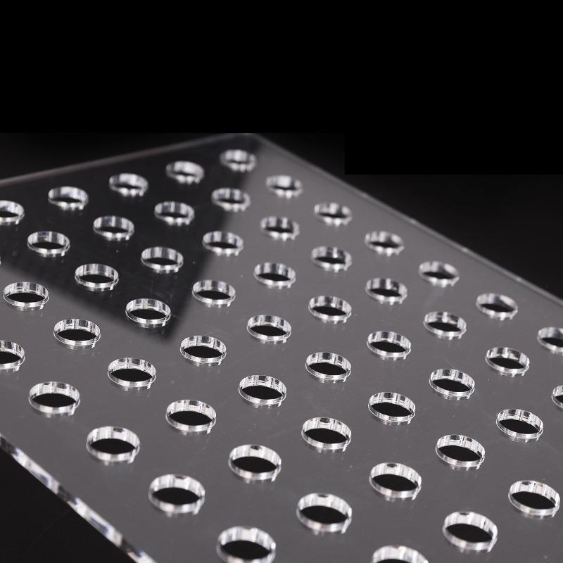 Handmade DIY Special Acrylic Perforated Board White PP Organic Glass Perforated Board Model Making Storage Partition Board Tool Display Storage Rack