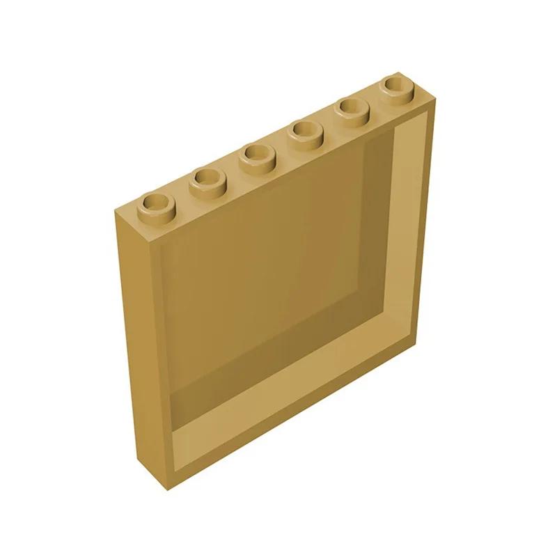 20 шт. Кубики MOC 1x6x5 Стекло Окно Элемент Стены Совместимые Строительные Блоки 59349 Панели для Домов Сборные Аксессуары