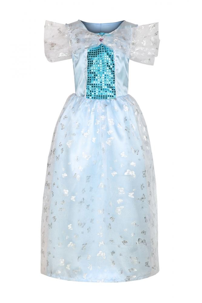 Princess Blue Costume 110/120 1 Pcs