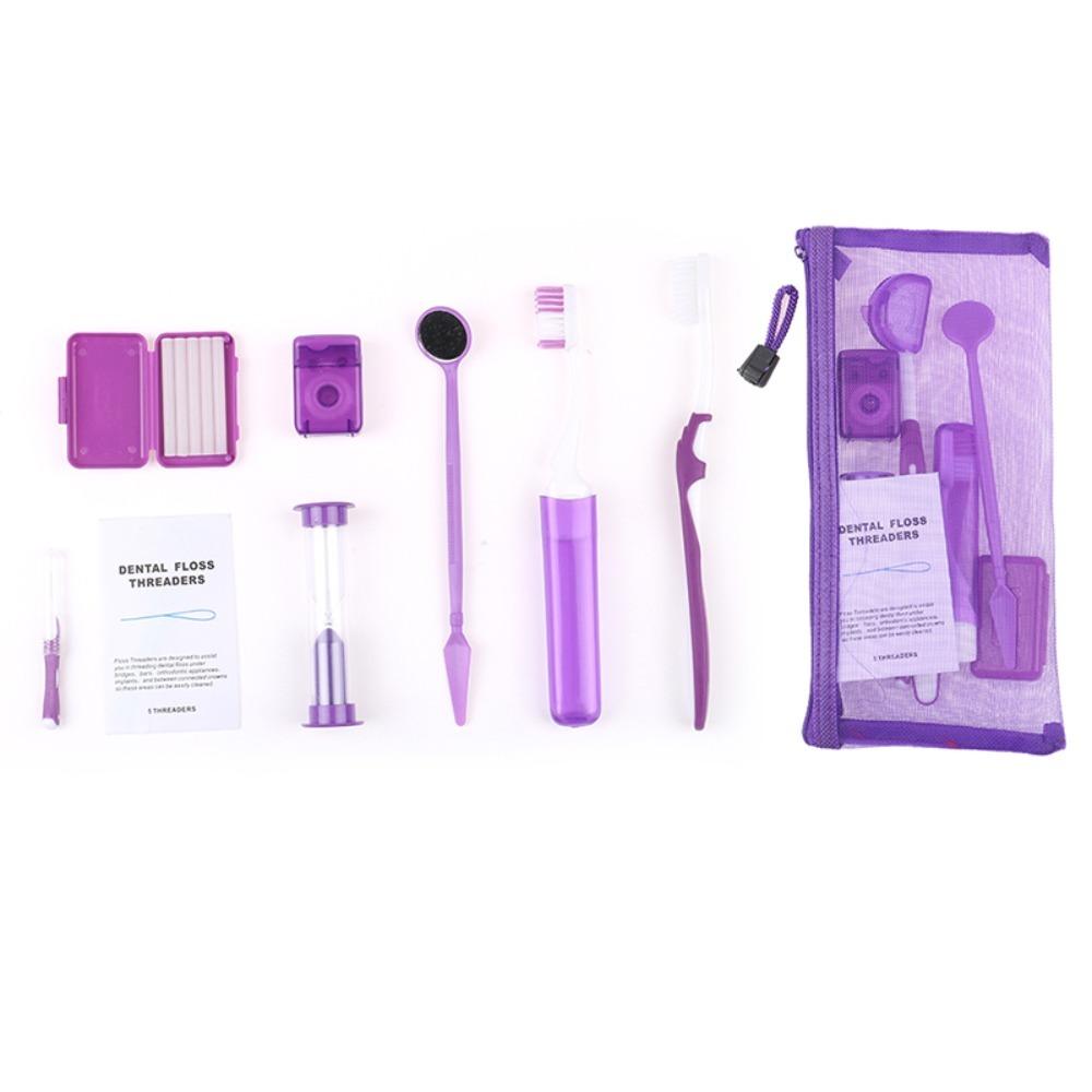 Floss Portable Soft Toothbrush Oral Cleaning Care Dental Teeth Orthodontic Kits Interdental Brush