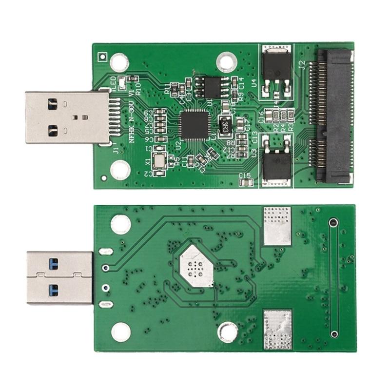 Безопасный конвертер mSATA в USB 3.0 с защитой от перегрузки и короткого замыкания, обеспечивающий стабильность данных. Простая установка.