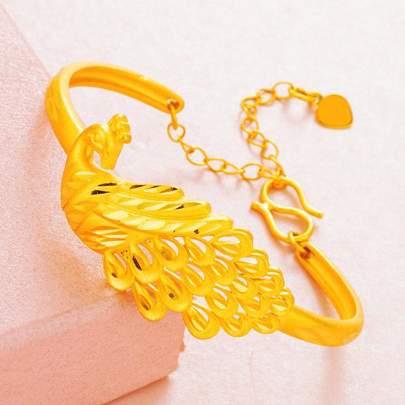 Ladies Peacock Open Bracelet Phoenix Bracelet Jewelry