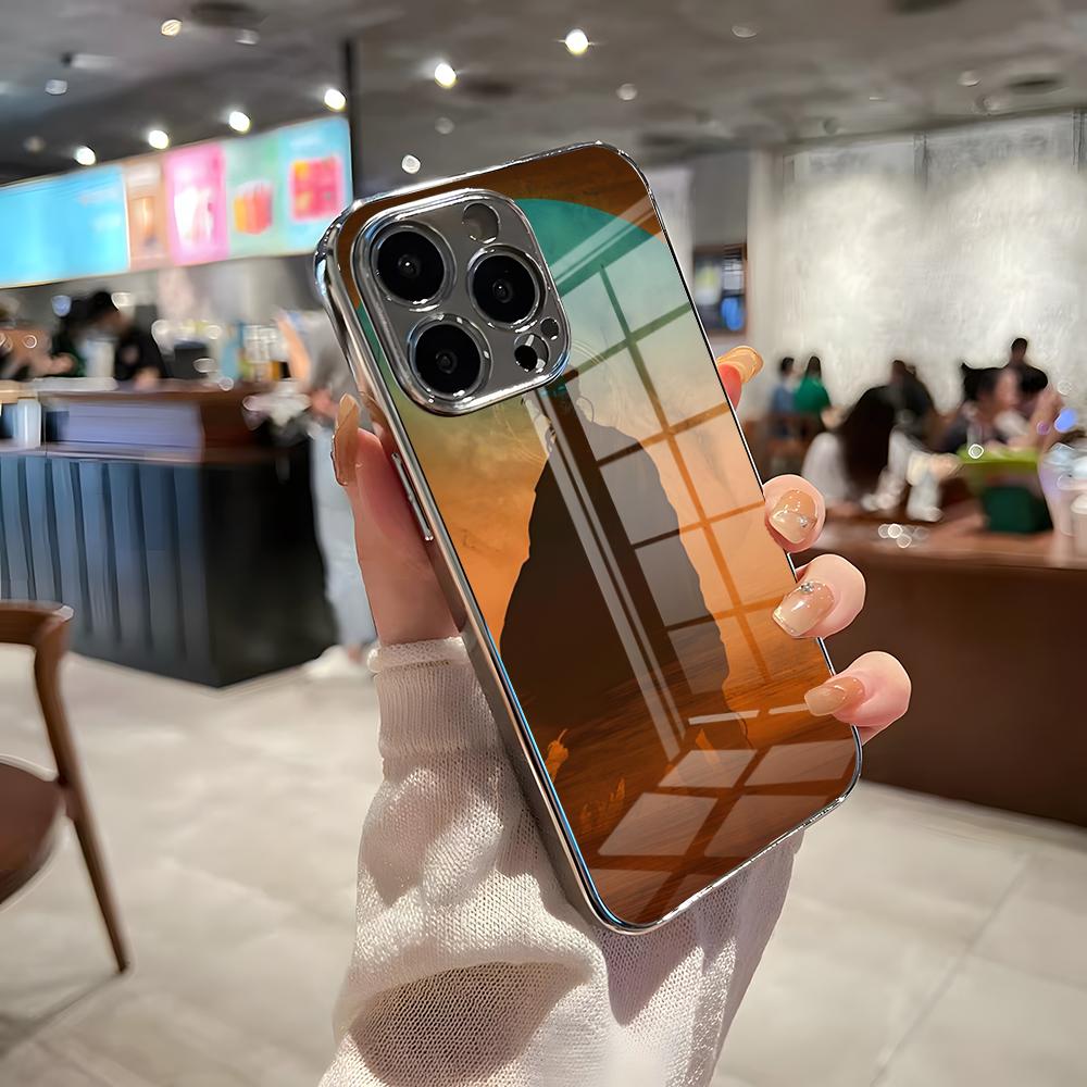 Movie Dune Phone Case For IPhone 17 Pro Max 15 Pro 16 14 Plus 12 13 Mini 11 Pro Shockproof Electroplated Glass Cover