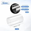 uxcell Acrylic Pipe (1 piece): Inner diameter 105mm, Outer diameter 110mm, Length 200mm, Thickness 2.5mm. Polycarbonate pipe, plastic piping, for ligh