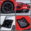 1:32 масштаба LP740, модель автомобиля из сплава, световой и звуковой эффект, литой автомобиль, игрушки для мальчиков, подарок на день рождения, детские игрушки, коллекция автомобилей