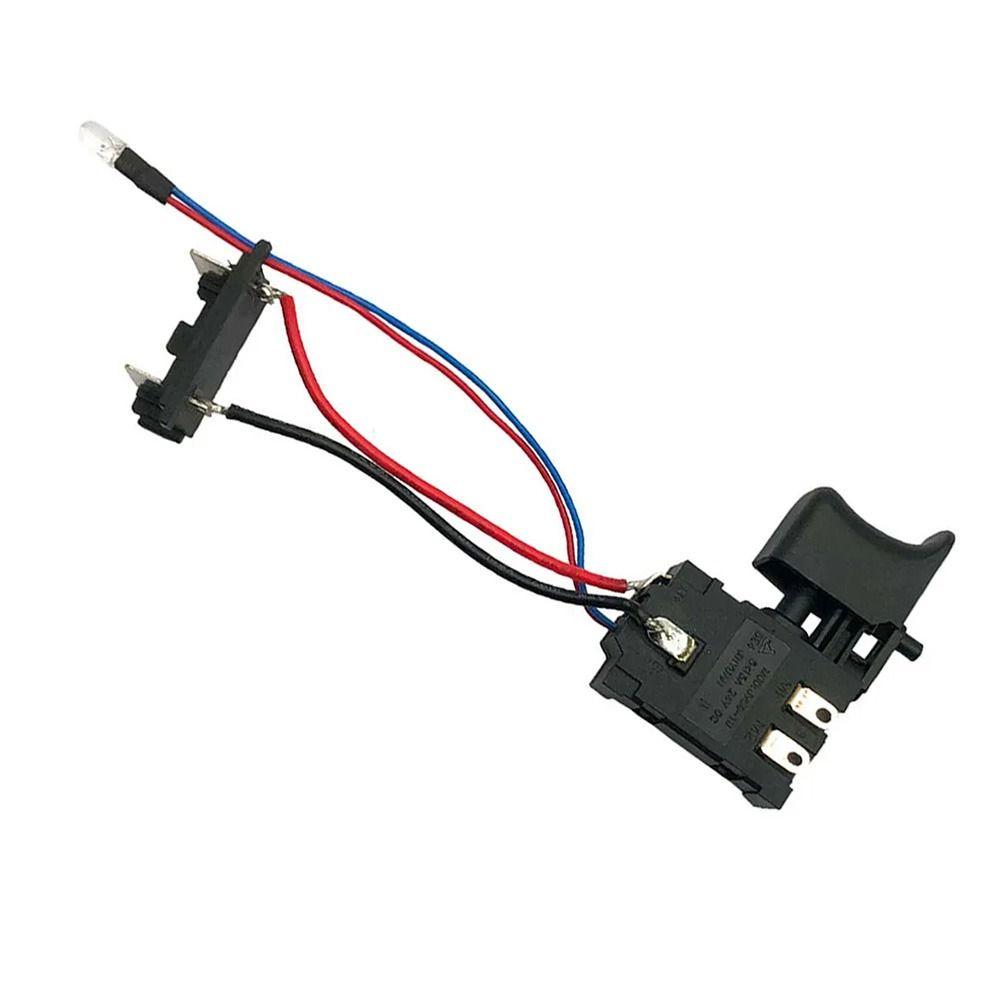 Push Button Cordless Drill 1Pcs New 21V Trigger Switch Plastic Universal Electric Drill Control Switch Speed Control Dustproof