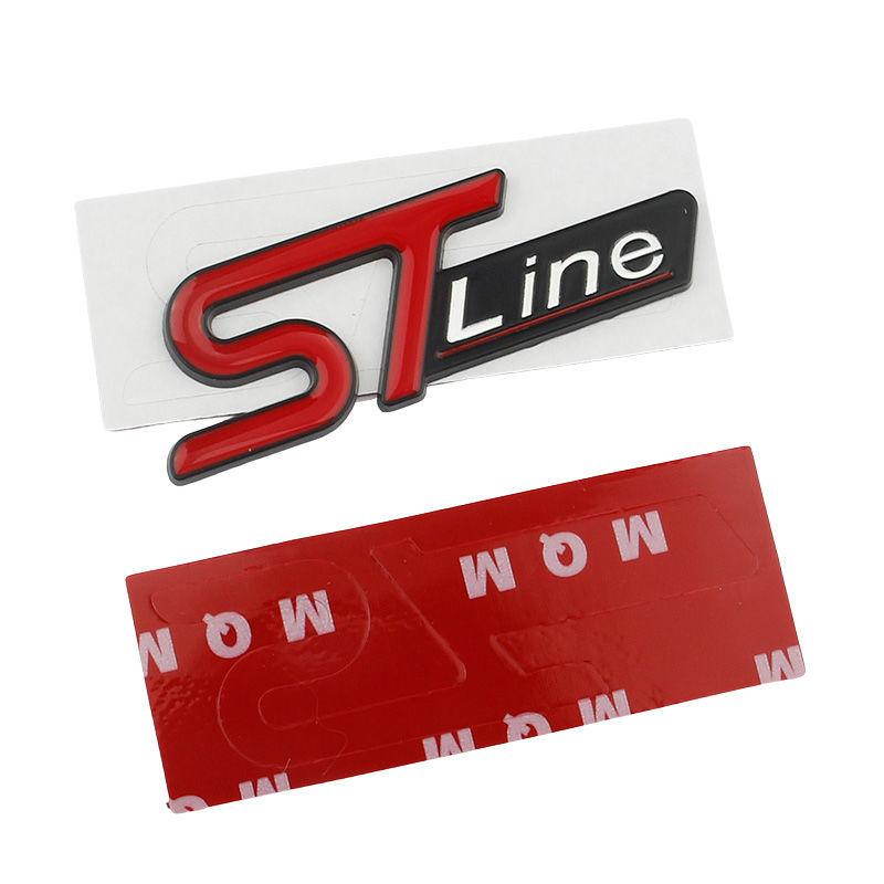 Модифицированные металлические наклейки Stline для автомобиля, наклейки для украшения кузова автомобиля, подходящие для нового Ford Focus