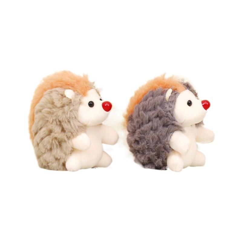 Cute Hedgehog Plush Keychain Soft And Fluffy Short Plush Toy For Bags