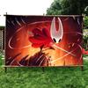 game funny art H-Hollow Knight Silksong flag For Room Dorm Camping Party hogar Garage livingroom bedside wall Decor Banner gift