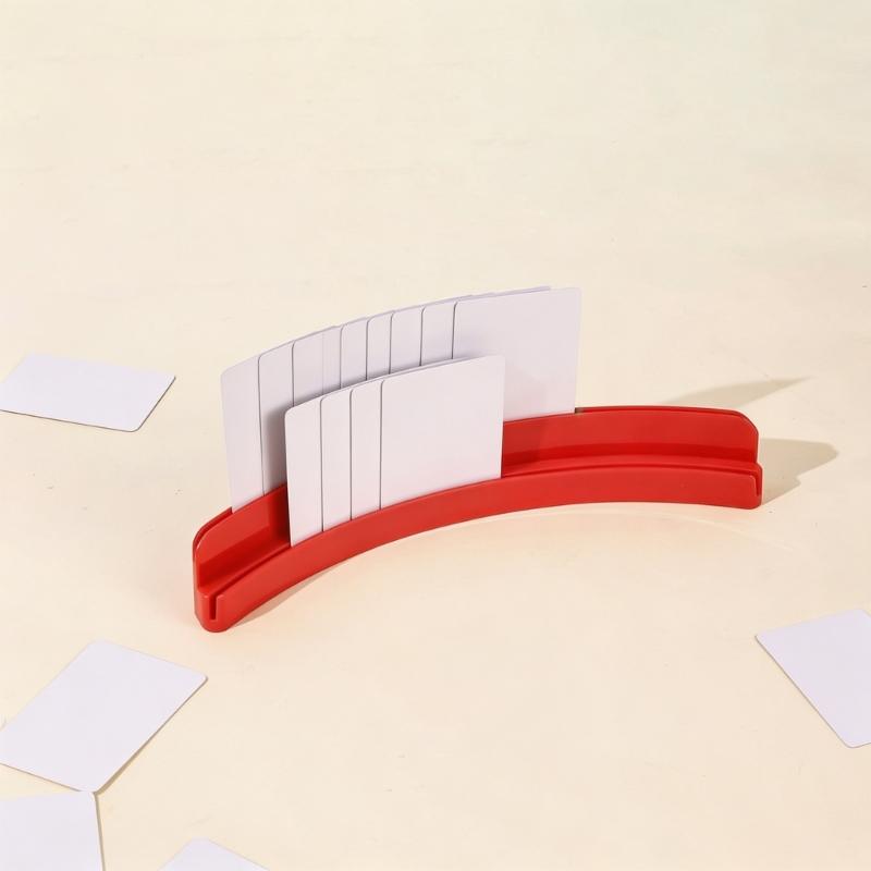 4Pcs Playing Card Holder Deck Stand Plastic Play Cards Holder Racks Organizers Display Holder for Seniors Adults