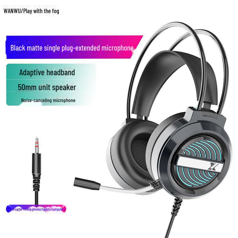 Проводная игровая гарнитура X9 с микрофоном и активным шумоподавлением