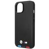 Etui Bmw Bmhcp14M22Ptdk Iphone 14 Plus / 15 Plus 6,7 Czarny/Black Leather Stamp Tricolor