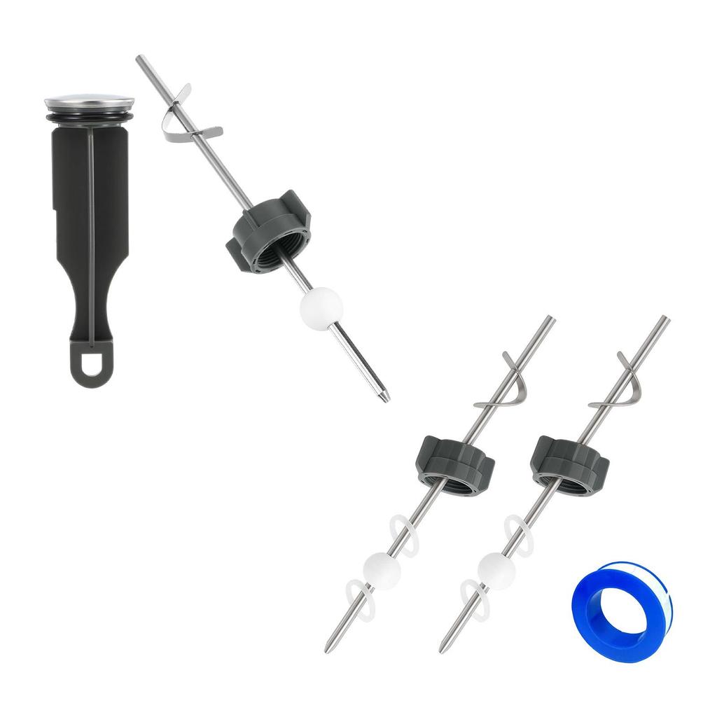 Lavatory Popup Center Piece Assembly Faucet Accessories Household Replaces Sink Ball Axis Spare Drain Stopper for Restroom