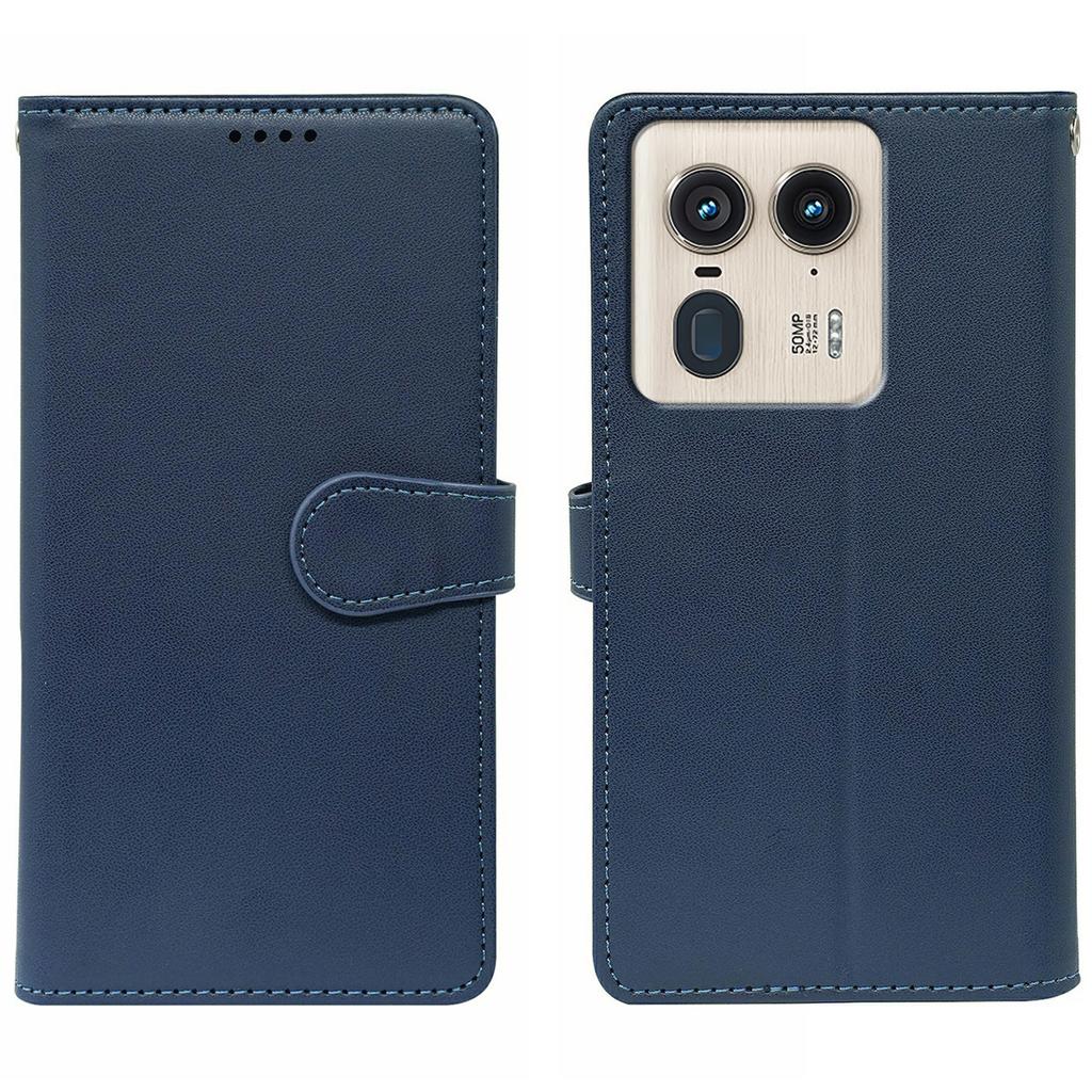 Для Motorola Edge 50 Ultra 5G/Moto X50 Ultra 5G чехол с 9 слотами для карт PU кожаный чехол-подставка для телефона