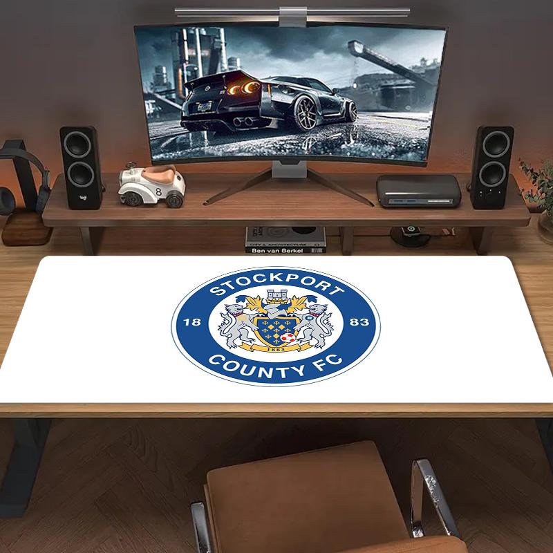 Stockport County Football Club Mouse Pad Large Gaming Table Cushion Nonslip Laptop Tablet Big Mousepad Xxl Mat Mini Pc Playmat With Lock Edge