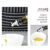 Stainless Steel Glass Oil Bottle, Cooking Oil Container, Sauce Bottle, Kitchen Oil And Vinegar Bottle, Large Capacity Food-Grade Oil Dispenser