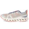 On Cloudsurfer Trail Fossil Ivory Cushioning Trail Running Shoes for Men and Women