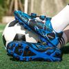 Новые детские футбольные бутсы с низким верхом, длинные шипы, сломанные шипы, мужские и женские соревновательные тренировочные профессиональные кроссовки Jinjiang