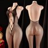 Эротическое белье Женский бодистокинг без ластовицы Черный прозрачный Женский сексуальный костюм Самое сексуальное ночное платье Сетчатое ажурное нижнее белье Секс-шоп