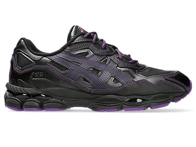 1201B008-001 ШНУРКИ Asics Gel-NYC Черный Фиолетовый (Мужской)
