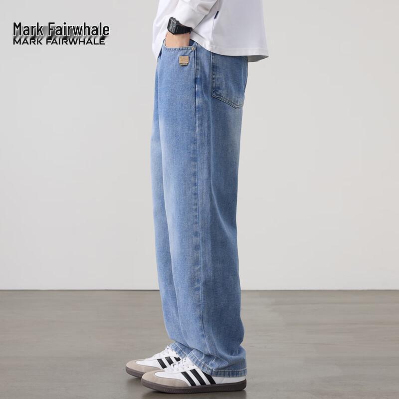 Mark Fairwhale Men's Vintage Washed Straight Jeans