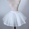 Lolita Petticoat White Crinoline Skirt Fashion Wedding Petticoats  Party Dress