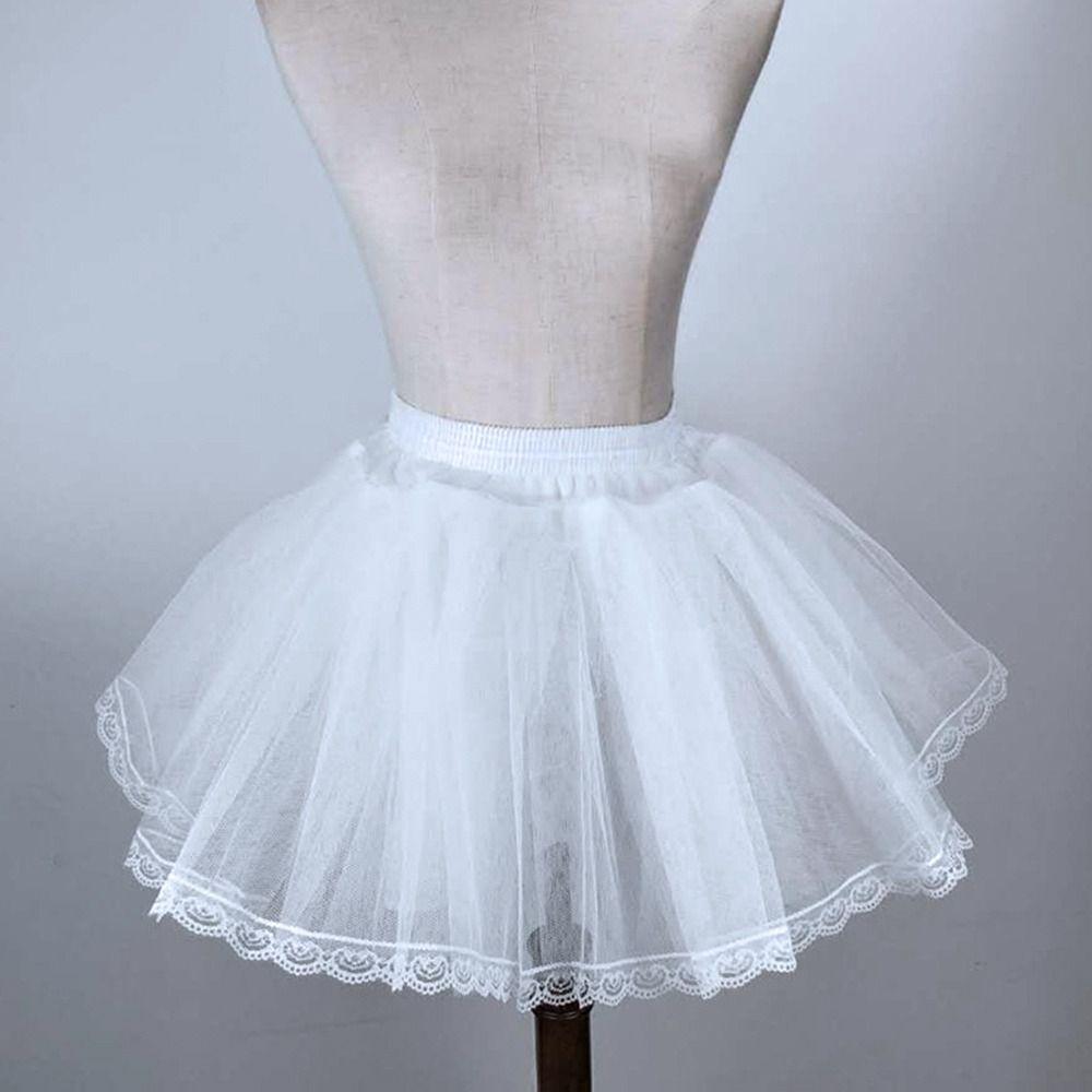 Lolita Petticoat White Crinoline Skirt Fashion Wedding Petticoats Party Dress