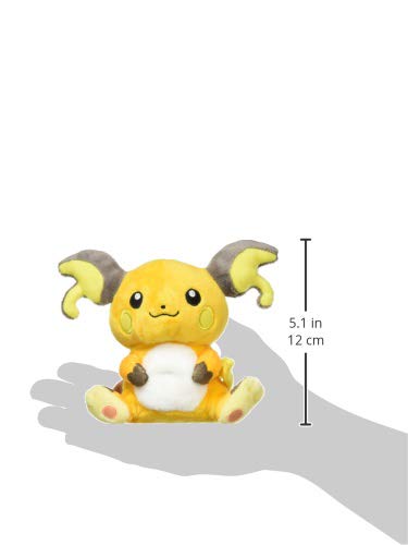 Pokémon Center Original Plush Toy Pokémon fit Raichu 12.5 x 16 x 7 (H x W x D: cm)
