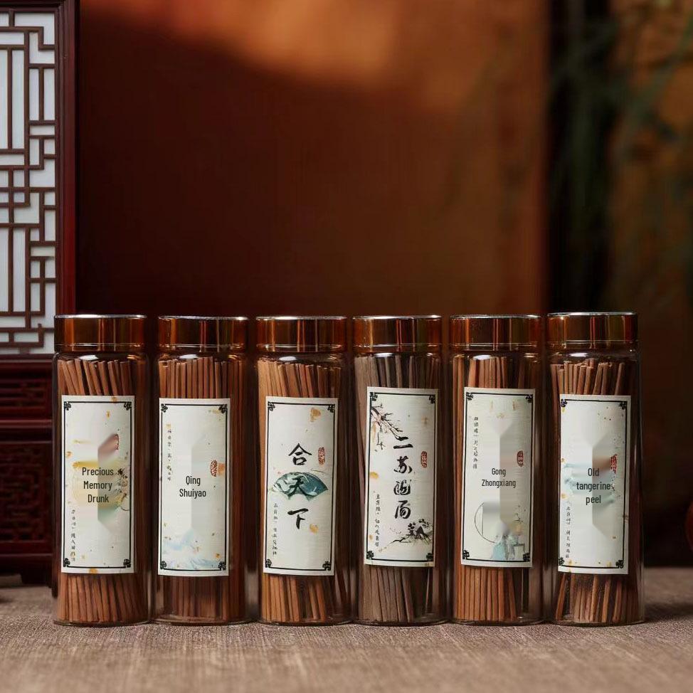 Палочки благовоний из сандалового дерева и агарового дерева для спальни - Натуральный комнатный буддийский аромат