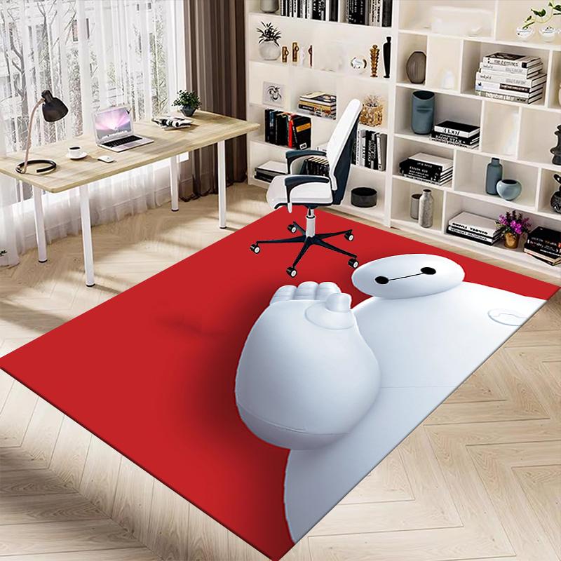 Big Hero Adventure Carpet For Playroom Bedroom Living Room Sofa Home Decorkids Game Area Rug Nonslip Floor Mat