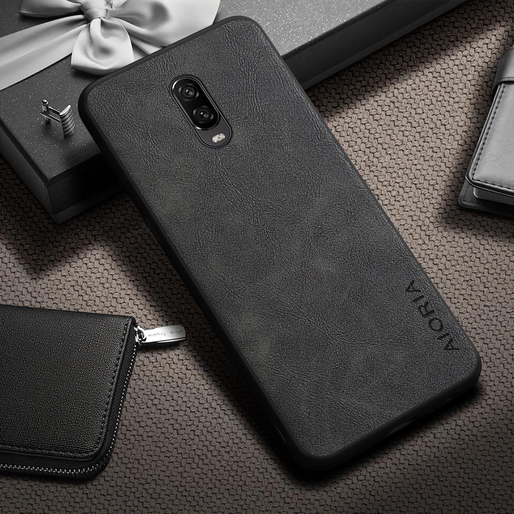 Чехол для телефона - Роскошный ретро-чехол из искусственной кожи для Oneplus 9 8 7 6 Pro 9R 9RT 9 US 6T 8T 7T Pro Матовый мягкий бампер Жесткая задняя крышка Модный чехол
