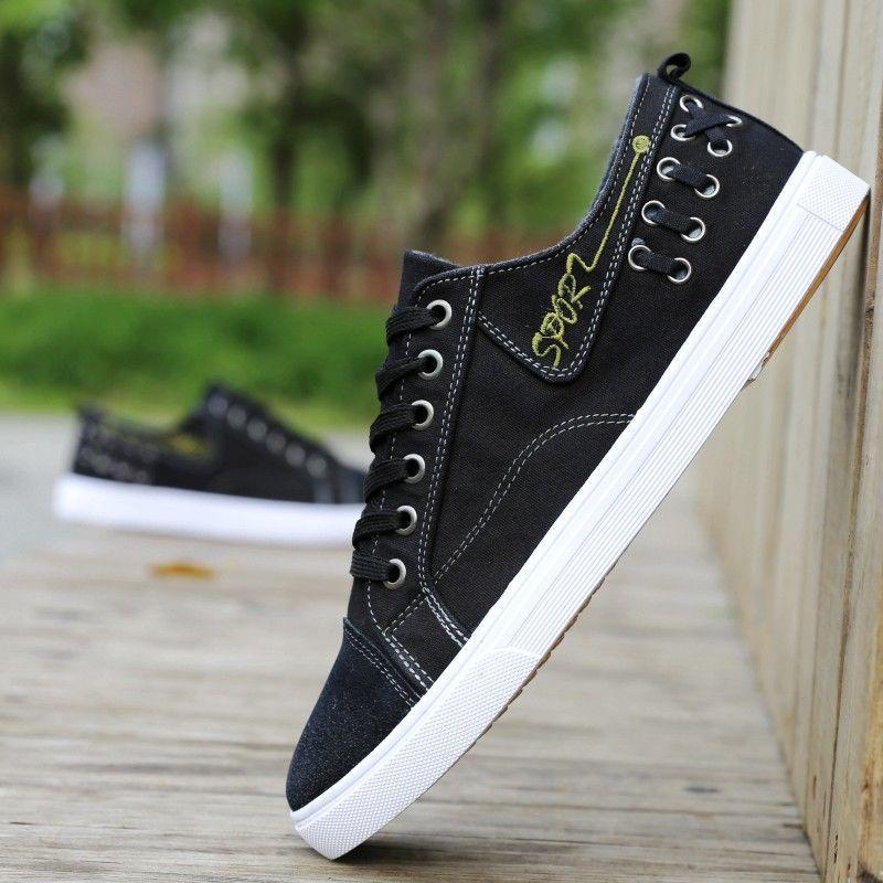Men's Retro High-Top Canvas Shoes - Velvet-Lined, Warm, Casual, Trendy, Denim-Style for Autumn and Winter